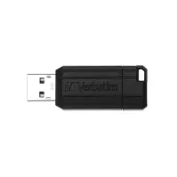 Bilde av Verbatim PinStripe USB Drive - USB-flashstasjon - 8 GB - USB 2.0 - svart PC-Komponenter - Harddisk og lagring - USB-lagring