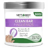 Bilde av Vet’s Best Clean Ear Finger Pads 50-p Hund - Hundehelse - Øre & Øyne