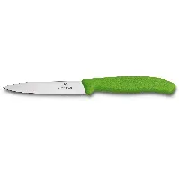 Bilde av Victorinox Grønnsaks- og Skrellekniv Spiss 10 cm Nylonhåndtak Grønn Grønnsakskniv