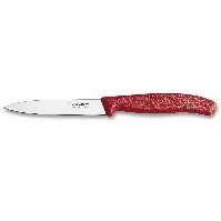 Bilde av Victorinox Grønnsaks- og Skrellekniv Spiss 10 cm Nylonhåndtak Rød Grønnsakskniv