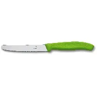 Bilde av Victorinox Tomat- og Pølsekniv 11 cm Tagget Grønn Tomatkniv