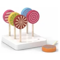 Bilde av Viga Leker VIGA Fargerike Lollipops i tre 6 stk. Leker - Figurer og dukker
