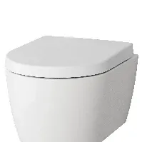 Bilde av Vikingbad Aida Kompakt Standard Toalettsete Hvit - Soft-close Toalettsete