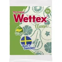 Bilde av Vileda Oppvaskklut Wettex Classic hvit, 4 stk. Andre rengjøringsprodukter,Oppvaskklut og svamper,Oppvask,Rengjør
