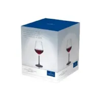 Bilde av Villeroy & Boch 1137988110, Rødvin glass, Fløyte glass, Krystall, Glass, Sort, Gjennomsiktig, 470 ml, 9,6 cm Kjøkkenutstyr - Glass