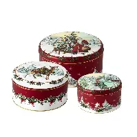 Bilde av Villeroy & Boch Christmas Toy's Kakeboks Sett 3 stk Hjem og hage - Kjøkken og spisestue - Servise og bestikk