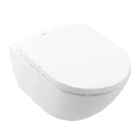 Bilde av Villeroy&Boch Subway 3.0 Toalettpakke - Vegghengt Toalett + Sete Hvit Ceramicplus Vegghengt toalett