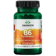 Bilde av Vitamin B-6 Pyridoxine - 100 kapsler Helsekost - Mer energi