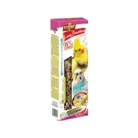 Bilde av Vitapol Smakers Long mix 3 smaker tropisk frukt/svart spisskummen/egg og honning for undulat og kakatel Kjæledyr - Fugl - Fuglfôr