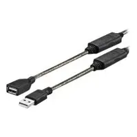 Bilde av VivoLink - USB-forlengelseskabel - USB (hunn) til USB (hann) - USB 2.0 - 10 m - aktiv PC tilbehør - Kabler og adaptere - Datakabler