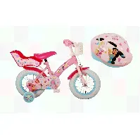 Bilde av Volare - Children's Bicycle 12" - Princess (21209-CH) + Bicycle Helmet 52-56 cm - Princess (1027) - Leker