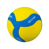 Bilde av Volleyball MIKASA VS170W blå-gul størrelse 5 for barn (5) Utendørs lek - Lek i hagen - Fotballmål