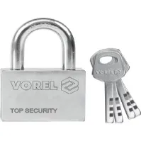Bilde av Vorel Cast iron coated 50mm padlock with 4 keys 77005 N - A