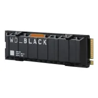 Bilde av WD Black SN850 NVMe SSD WDBAPZ5000BNC - Solid State Drive - 500GB - intern - M.2 2280 - PCI Express 4.0 x4 (NVMe) - integrert kjøle PC-Komponenter - Harddisk og lagring - SSD