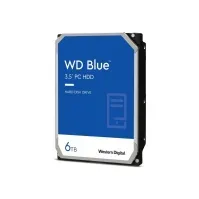 Bilde av WD Blue WD60EZAX - Harddisk - 6 TB - intern - 3.5 - SATA 6Gb/s - 5400 rpm - buffer: 256 MB PC-Komponenter - Harddisk og lagring - Interne harddisker