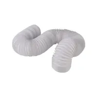 Bilde av Wallair N52824 Fleksibelt ventilationsrør Plastic (Ø x L) 10.2 cm x 6 m Hvid Ventilasjon & Klima - Rør og beslag - Fleksible slanger