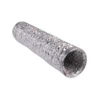 Bilde av Wallair N55911 Fleksibelt ventilationsrør Aluminium (Ø x L) 15.2 cm x 10 m Sølv Ventilasjon & Klima - Rør og beslag - Fleksible slanger