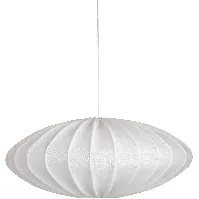 Bilde av Watt & Veke Ellipse taklampe, 65 cm, lin, hvit Lampe