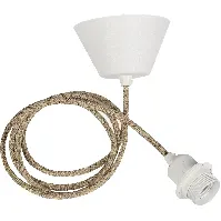 Bilde av Watt & Veke Opphengskabel, E27, beige Lampeholder