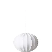 Bilde av Watt & Veke Taklampe, oval kule, 40 cm, hvit Lampe
