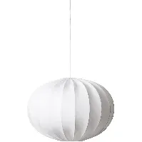 Bilde av Watt & Veke Taklampe, oval kule, 65 cm, hvit Lampe