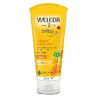 Bilde av Weleda Baby Calendula Shampoo & Bodywash 200ml Hudpleie - Kroppspleie - Dusj