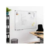 Bilde av Whiteboard 120x180 cm magnetisk med aluminiumsramme inkl. 1 marker og 2 magneter interiørdesign - Tavler og skjermer - Tavler