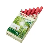 Bilde av Whiteboardmarker edding 29 EcoLine rød 1-5mm skrå spids - (10 stk.) Skriveredskaper - Markør - Whiteboardmarkør