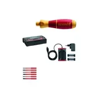 Bilde av Wiha 590 T101, Elektrisk skrutrekker, Rett håndgrep, Rød, Gult, Batteri, 1,29 kg, Boks El-verktøy - DIY - Akku verktøy - Driller