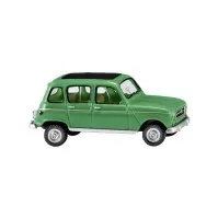Bilde av Wiking 0224 46 H0 Personbil model Renault R4 med foldetag grøn Hobby - Modelltog - Spor N