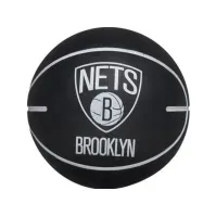 Bilde av Wilson Wilson NBA Dribbler Brooklyn Nets Mini Ball WTB1100PDQBRO svart One size Sport & Trening - Sportsutstyr - Basketball