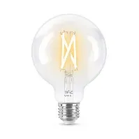Bilde av Wiz E27 globepære, justerbar hvit,Ø9,5 cm LED filament