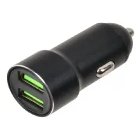 Bilde av Work>it® USB-adapter med 2 udgange til cigarstik Tele & GPS - Batteri & Ladere - Billader
