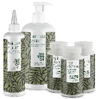Bilde av XL-pakke mot hårtap med hårvitaminer, biotin og tea tree-olje