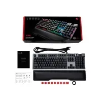 Bilde av XPG SUMMONER - Tastatur - bakbelysning - USB - tastsvitsj: CHERRY MX Speed RGB Silver-svitsjer - rødmetallsgrå PC & Nettbrett - PC tilbehør - Tastatur