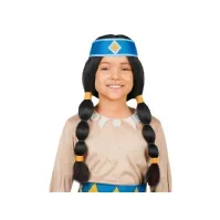 Bilde av Yakari Rainbow indianer Børne Paryk Leker - Rollespill - Kostyme tilbehør