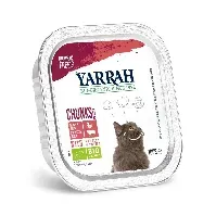 Bilde av Yarrah Organic Cat Chicken & Beef Chunks Grain Free Katt - Kattemat - Våtfôr