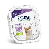 Bilde av Yarrah Organic Cat Chicken & Turkey Chunks Grain Free Katt - Kattemat - Våtfôr