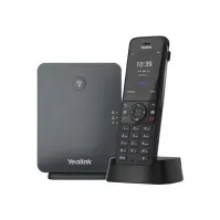 Bilde av Yealink W78P - Trådløs VoIP-telefon - med Bluetooth-grensesnitt med anrops-ID - 1900 MHz - DECT - treveis anropskapasitet - SIP, SIP v2, RTCP-XR, VQ-RTCPXR - 10 linjer - svart, klassisk grå Tele & GPS - Fastnett & IP telefoner - Trådløse telefoner