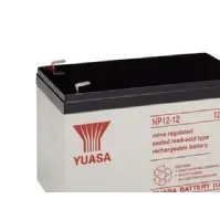 Bilde av Yuasa NP12-12, Forseglet blysyre (VRLA), 12 V, 1 stykker, Sort, Hvit, 5 år, 20 timer PC & Nettbrett - UPS - Erstatningsbatterier