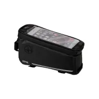 Bilde av ZÉFAL Console Pack T2 Black, 2 in 1 solution - Smartphone holder and front bag., Water resistant polyester and zip. Translucent Sykling - Sykkelutstyr - Poser og kurver