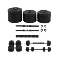 Bilde av Zipro Barbell and dumbbells with a set of 20 kg bituminous weights Sport & Trening - Treningsutstyr - Hantler