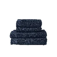 Bilde av Zone Denmark - Classic Towel Set - Dark Blue (331889) - Hjemme og kjøkken