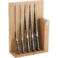 Bilde av Zwilling Pro Knivblokk i Bambu med 5 kniver Knivblokk