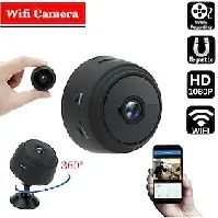 Bilde av a9 minikamera 1080p ip kamera ir nattmagnetisk trådløs stemme videoovervåking wifi smart hjem sikkerhetskamera med sikker bevegelsesdeteksjon alarmfunksjon inf