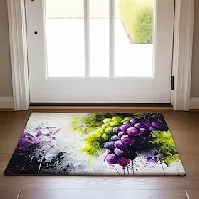 Bilde av akvarell frukt druer dørmatte kjøkkenmatte gulvmatte sklisikre teppe oljetett teppe innendørs utendørs matte soverom dekor baderomsmatte inngangsteppe