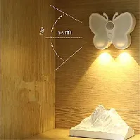 Bilde av bevegelsessensor sommerfugl nattlys tri-farger skumring til ned for baby barn soveromsinnredning led belysning lamper tegneserie liten bordlampe brannsikker ti