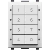 Bilde av digidim136WD2 Panel med 8 knapper, DALI2.7 scener + bryter, hvit Backuptype - El