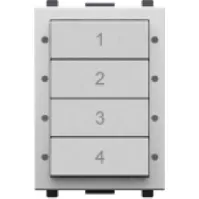 Bilde av digidim137WD2 Panel med 4 knapper, DALI2 Backuptype - El