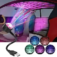 Bilde av dj lys lyd fest auto usb mini disco ball lys rgb multi farge bil atmosfære rom dekorasjoner lampe magisk strobe lys